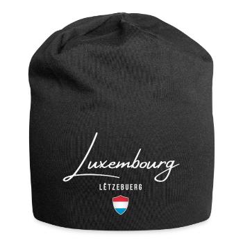 Made in Luxembourg, Luxembourg pride - Jersey Beanie - black - Front