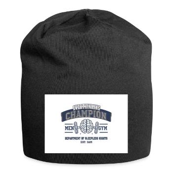 Blague de Sur-Thinking Champion Fitness - Bonnet en jersey - noir - Devant