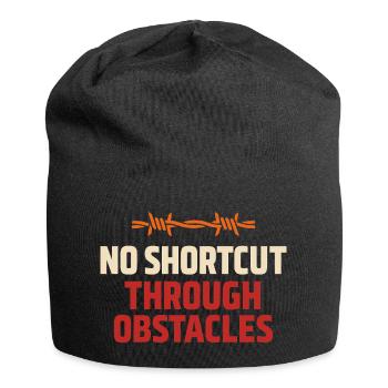 Parcours d’obstacles Course d’obstacles OCR - Bonnet en jersey - noir - Devant
