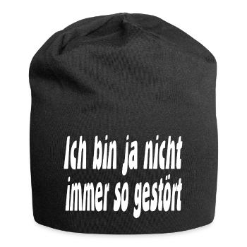 TROUBLÉ - Bonnet en jersey - noir - Devant