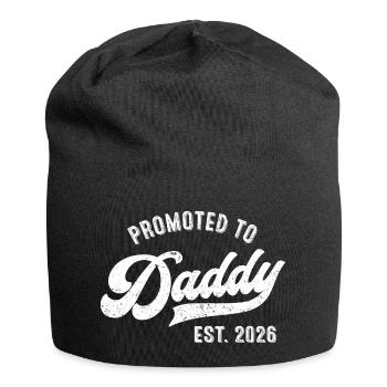 Promoted to Daddy Est 2026 Vintage - Jersey Beanie - black - Front