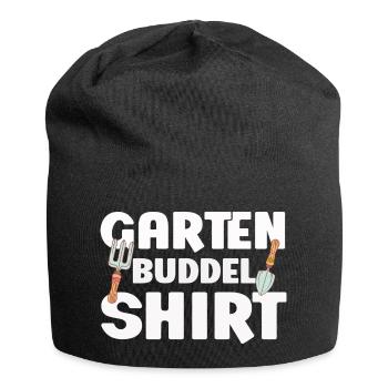 Garten Buddel Shirt Gartenliebe Werkzeug Fun - Jersey-Beanie - Schwarz - Vorne