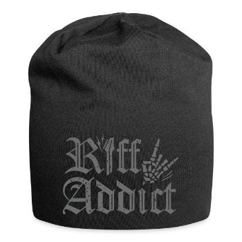 Riff Addict Gitarrist Heavy Metal Rock - Jersey-Beanie - Schwarz - Vorne