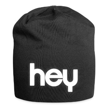 HEY Cloudline Abstract Banner - Jersey Beanie - black - Front