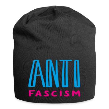 Antifascism  - Jersey-Beanie - Schwarz - Vorne