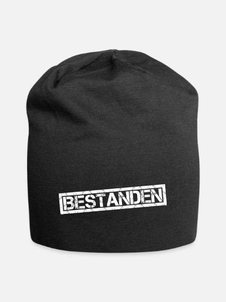 bestanden - Jersey-Beanie - Schwarz