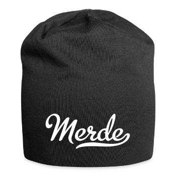 Merde - Bonnet en jersey - noir - Devant