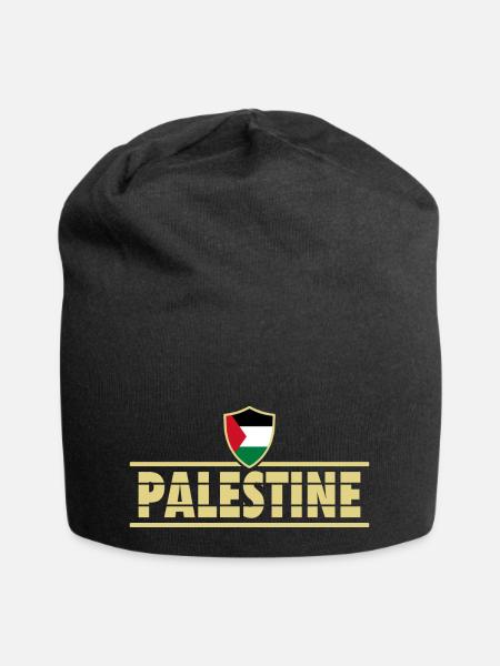 Palestine Flag Flag Palestine Filistin - Jersey Beanie - black