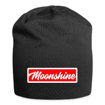 moon shine moonshiner distille schnapps booze beer - Jersey Beanie - black - Front