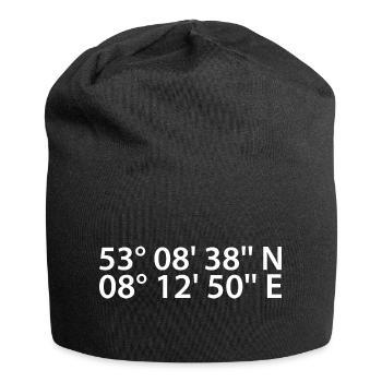 Oldenburg coordinates - Jersey Beanie - black - Front