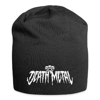 Death Metal with Skulls Shirt Heavy Metal - Jersey Beanie - black - Front