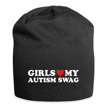 Girls Love My Autism Swag - Bonnet en jersey - noir - Devant