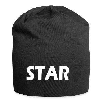 Star - Jersey-Beanie - Schwarz - Vorne