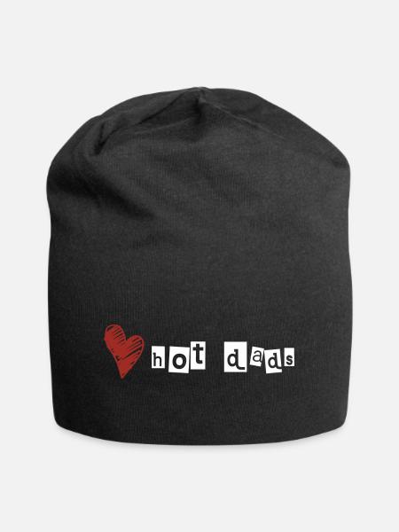 Love hot dads - Jersey-Beanie - Schwarz