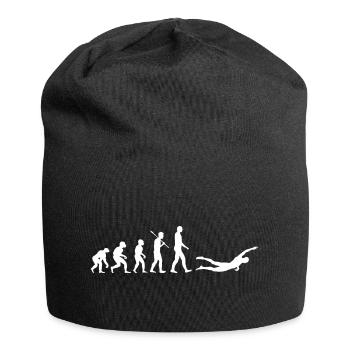 Human Evolution Swimmer - Jersey-Beanie - Schwarz - Vorne