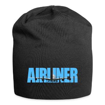 Airliner A-380 - Jersey-Beanie - Schwarz - Vorne