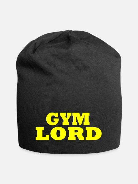 Gym lord - Jersey Beanie - black