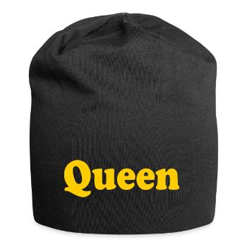 QUEEN - Jersey-Beanie - Schwarz - Vorne