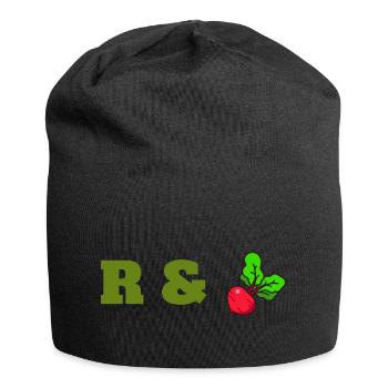 Vegetables Fresh Beets Farmers Music Vegan - Jersey-Beanie - Schwarz - Vorne