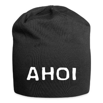 Ahoi - Jersey-Beanie - Schwarz - Vorne