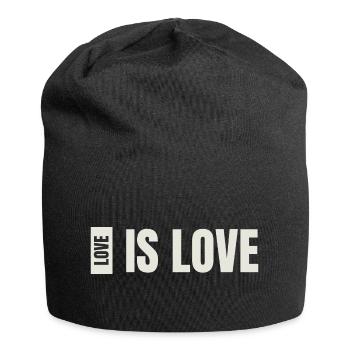 love is love - Jersey-Beanie - Schwarz - Vorne