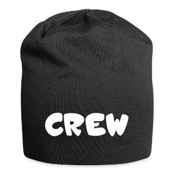 Crew Bubbles Typography - Jersey Beanie - black - Front
