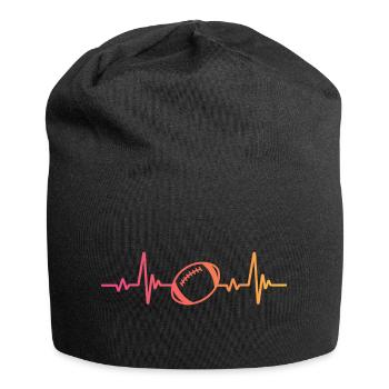 Rugby Sunset Heartbeat Rugby Rugby Man - Jersey Beanie - black - Front
