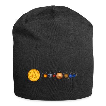 Solar System - Jersey-Beanie - Anthrazit - Vorne