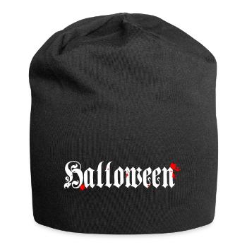sprüche, Horror Motiv, coole Tees - Jersey-Beanie - Schwarz - Vorne