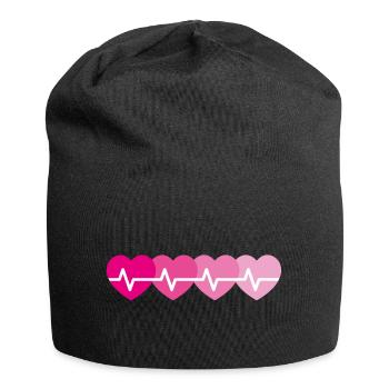 Fréquence Heart Pulse Heartline - Bonnet en jersey - noir - Devant