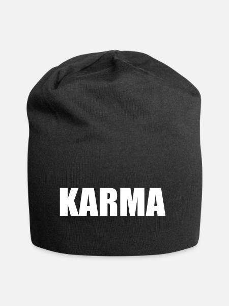 Karma - Jersey-Beanie - Schwarz
