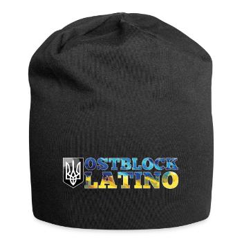 Ostblock Latino Ukrainer Ukraine Geschenk - Jersey-Beanie - Schwarz - Vorne
