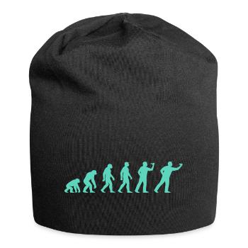 Étapes de l’évolution de l’humanité - Bonnet en jersey - noir - Devant