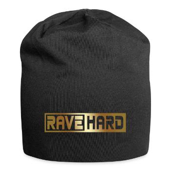 Rave Raver Techno Hardstyle House Trance EDM - Jersey Beanie - black - Front