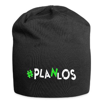 heute keine Idee kein Plan kopflos planlos - Jersey-Beanie - Schwarz - Vorne
