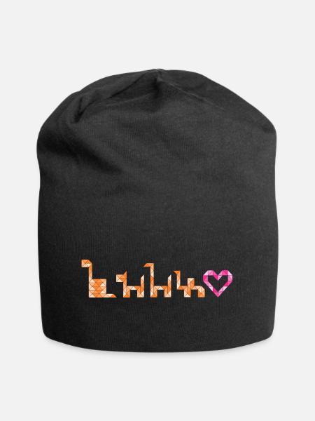 Triangle Creatures – From Snake to Camel - Jersey-Beanie - Schwarz