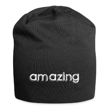 amazing - Jersey Beanie - black - Front