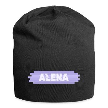 Alena als Mutter - Jersey-Beanie - Schwarz - Vorne