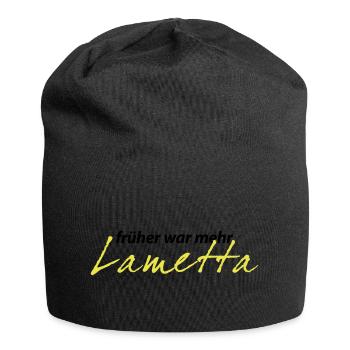 Früher war mehr Lametta Weihnachtsbaum Christmas - Jersey-Beanie - Schwarz - Vorne