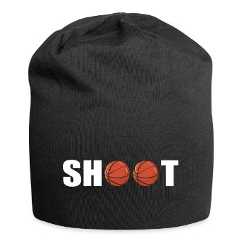 Tir de basket-ball - Joueur de basket-ball - Basket-ball - Bonnet en jersey - noir - Devant