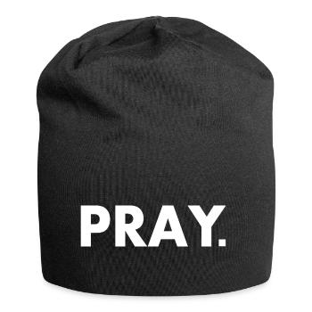 Pray - Jersey Beanie - black - Front