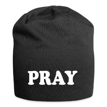 Pray - Jersey Beanie - black - Front