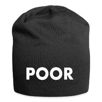Poor - Jersey Beanie - black - Front