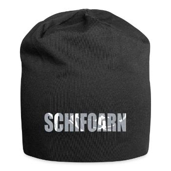 Schifoarn Skifahren Ski Skifahrer Spruch boarisch - Jersey-Beanie - Schwarz - Vorne