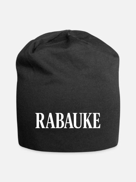 Rabauke - Jersey-Beanie - Schwarz