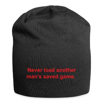 Never Load La partie sauvegardée d’un autre homme - Bonnet en jersey - noir - Devant