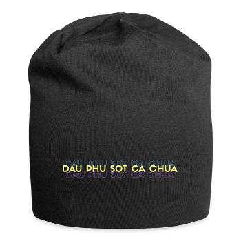 Essen aus Vietnam - Jersey-Beanie - Schwarz - Vorne