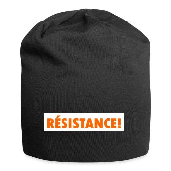 Résistance - Bonnet en jersey - noir - Devant