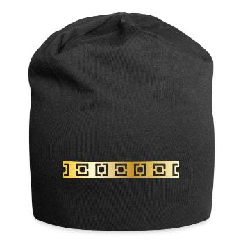 Rune Symbol Gift Ornament Ethnic Spirit Art - Jersey Beanie - black - Front