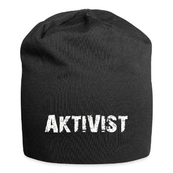 AKTIVIST - Jersey-Beanie - Schwarz - Vorne